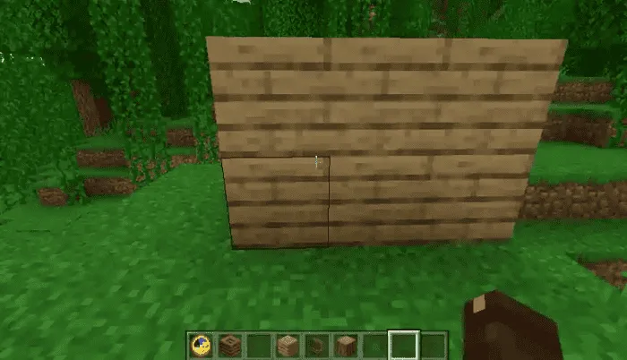 Стена перед игроком