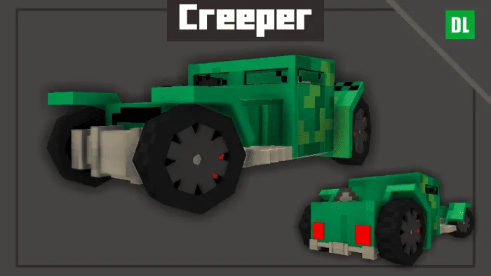 Машина в виде крипера