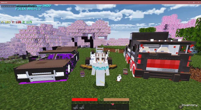 Машинки в Minecraft