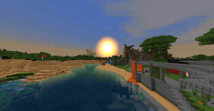 Реалистичное солнце