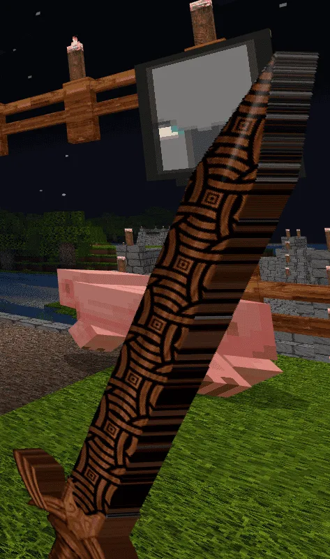 Реалистичный деревянный меч