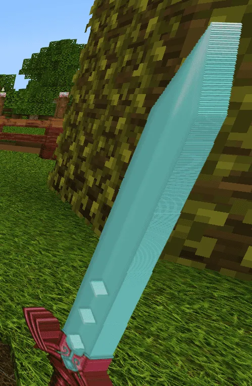 Реалистичный алмазный меч