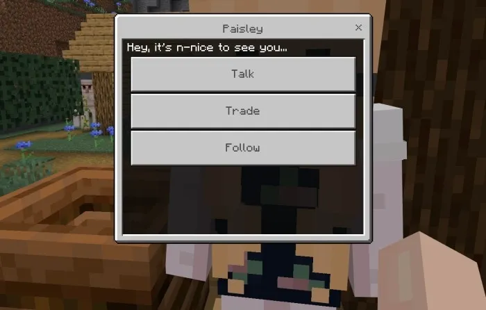 Опции в общении с жителем