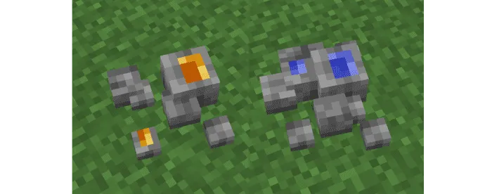 Камень с лавой и водой