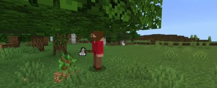 Лесоруб в работе