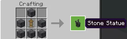 Крафт каменной статуи
