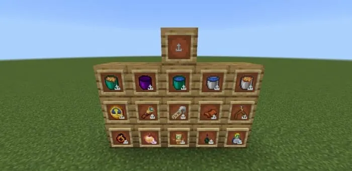 Предметы с якорем