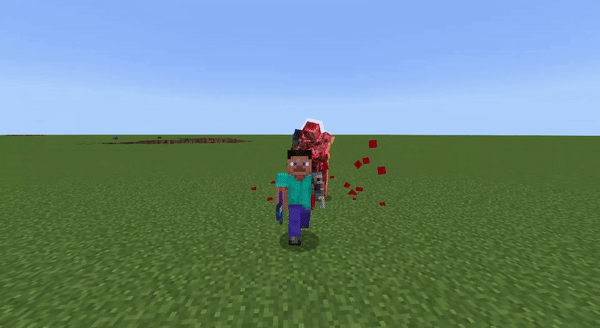 Зомби преследует игрока