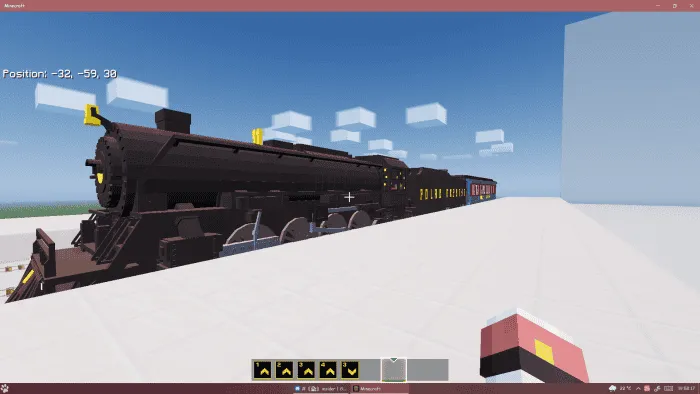 Поезд в игре