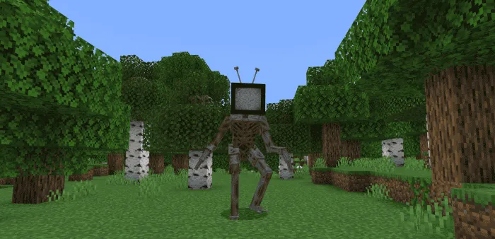 Монстр с головой телевизора