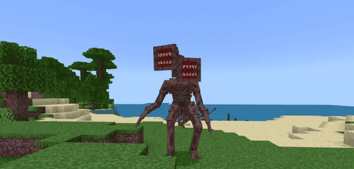 Скриншот сиреноголового монстра