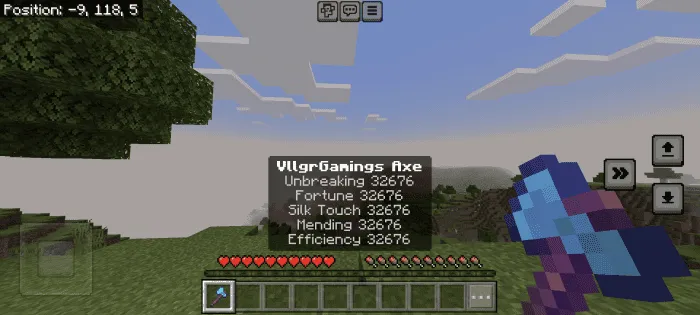 Зачарованный алмазный топор