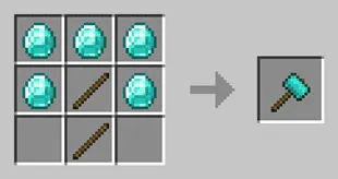 Крафт алмазного молотка