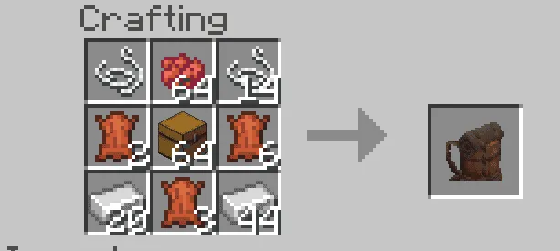 Крафт красного рюкзака