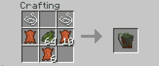 Крафт зеленого рюкзака