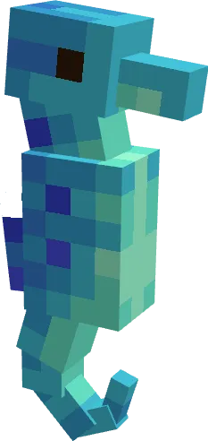 Синий морской конек