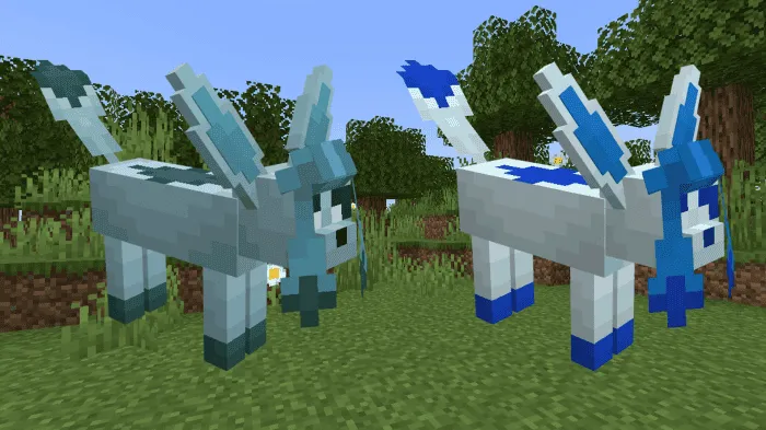 Необычная текстура волка