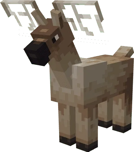 Олень с большими рогами