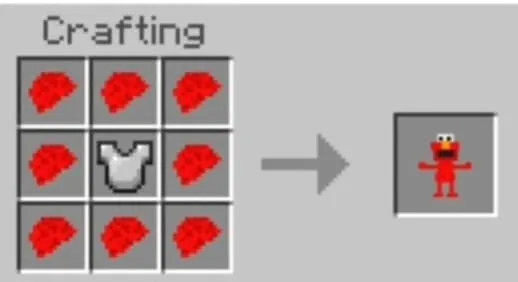 Крафт нагрудника элмо