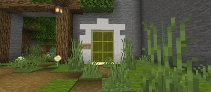 Вход на паркур зону