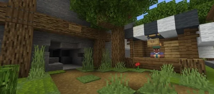 Магазинчик и шахта