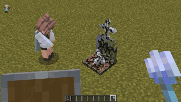 Игрок возе могилы