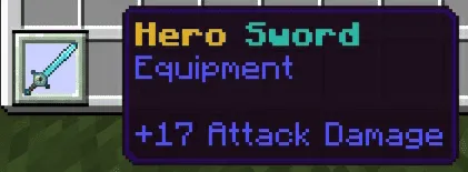 Свойства меча героя
