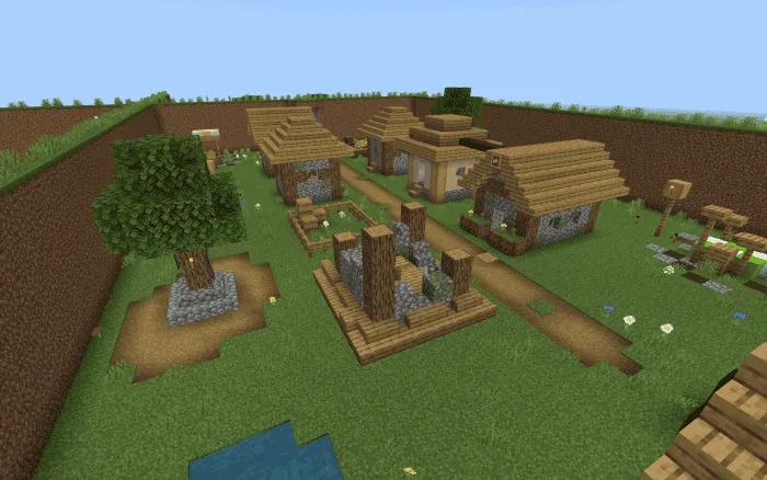 Локация с деревней