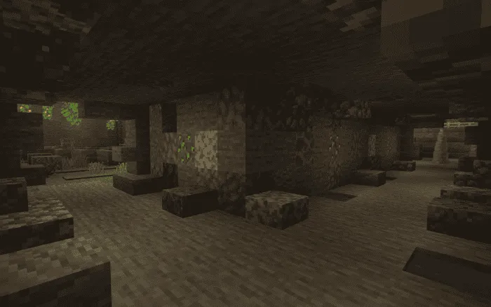 Уровень в пещере