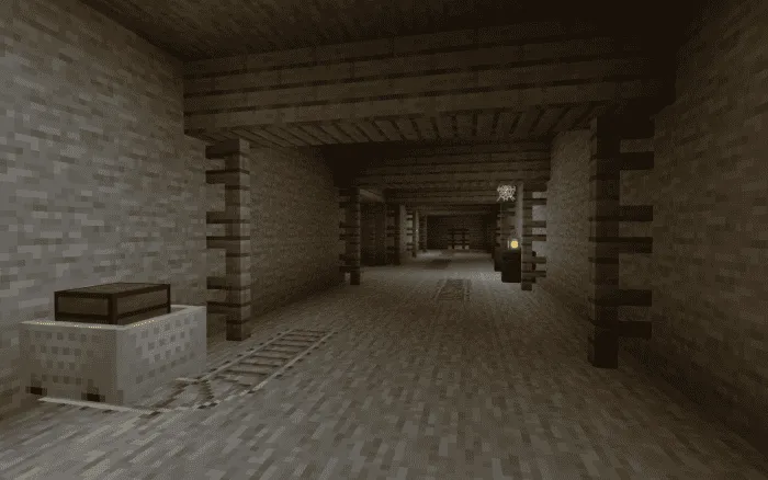 Уровень с шахтами