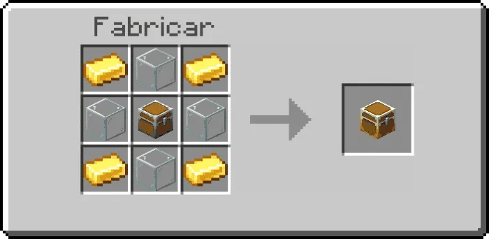 Крафт золотого сундука №2