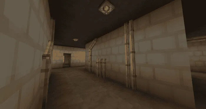 Коридоры из кирпичей