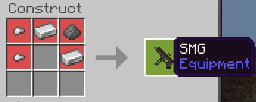 Крафт пистолета-пулемета