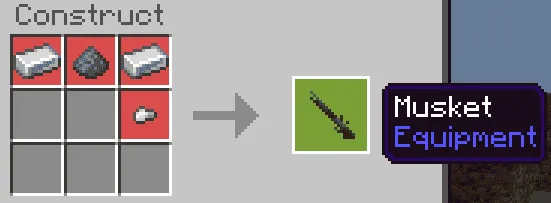 Крафт мушкета