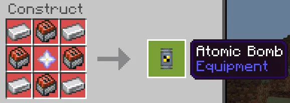 Крафт атомного устройства