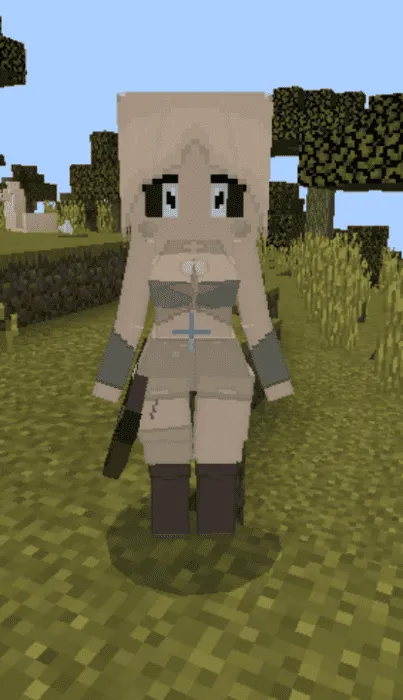 Девушка скелет