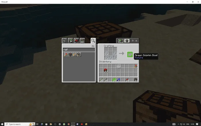 Крафт лодки в виде дельфина