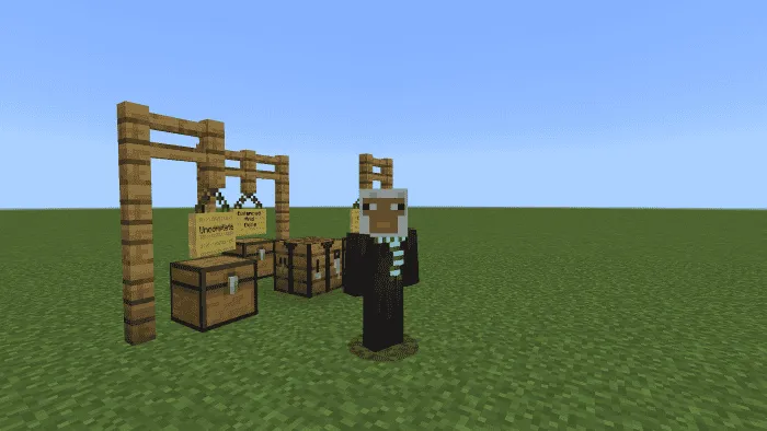 Голова Овцы на игроке