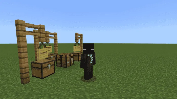 Голова Эндермена на игроке