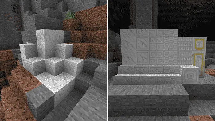 Мрамор и варианты блоков