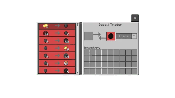 Обмен с торговцем из базальтовых дельт