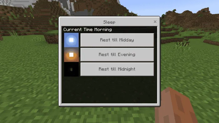 Интерфейс сна