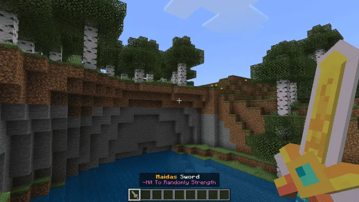 Королевский меч в руке