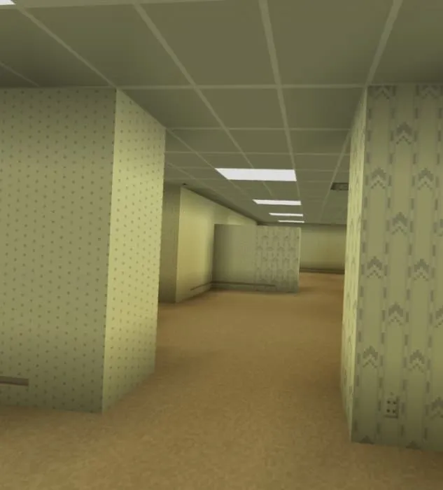 Коридор с новыми блоками