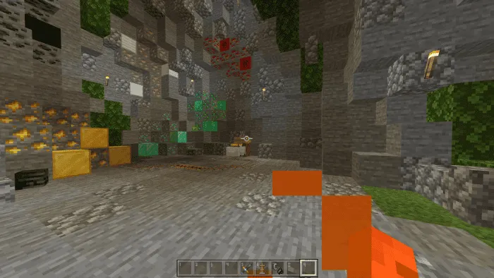 Скриншот в пещере