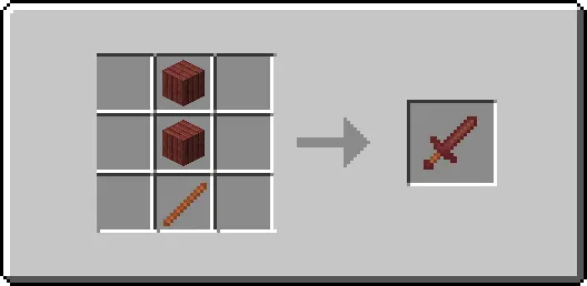 Крафт меча из акации