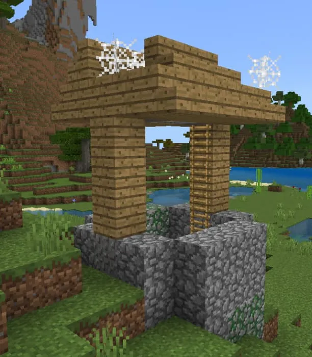 Колодец с паутиной