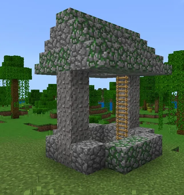 Колодец со мхом