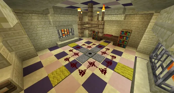 Вид на пустынное подземелье