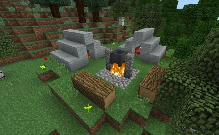 Лагерь в лесу